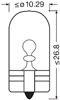Żarówka, lampa kierunkowskazu - AMS-OSRAM 2825CBN-02B